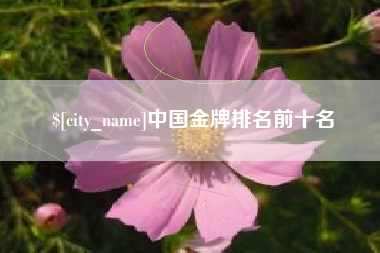 海门中国金牌排名前十名