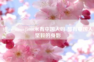 海门5000米有中国人吗-都有中国人坚毅的身影