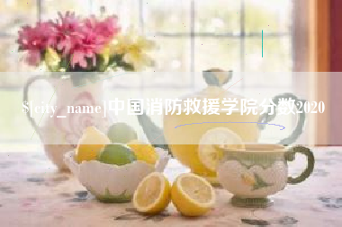 海门中国消防救援学院分数2020