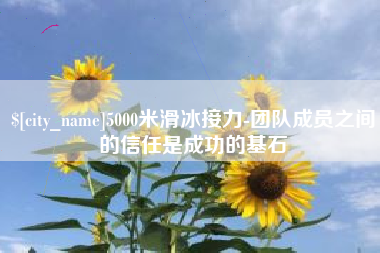 海门5000米滑冰接力-团队成员之间的信任是成功的基石