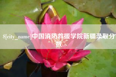 海门中国消防救援学院新疆录取分数
