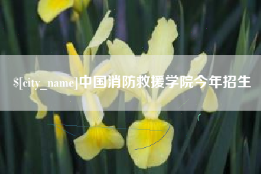 海门中国消防救援学院今年招生