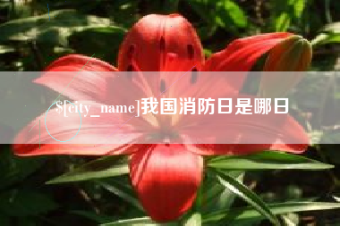 海门我国消防日是哪日