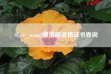 海门查消防资格证书查询