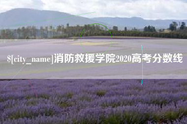 海门消防救援学院2020高考分数线