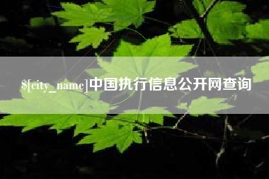 海门中国执行信息公开网查询