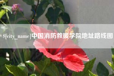 海门中国消防救援学院地址路线图