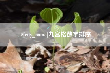 海门九宫格数字排序