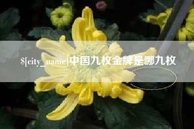 海门中国九枚金牌是哪九枚