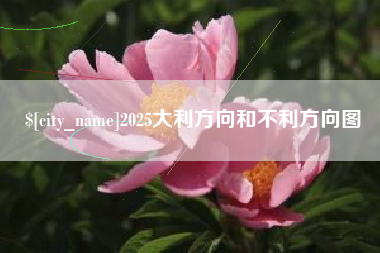 海门2025大利方向和不利方向图