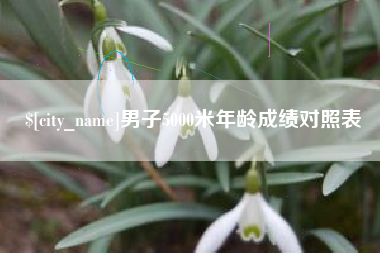 海门男子5000米年龄成绩对照表