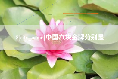 海门中国六块金牌分别是