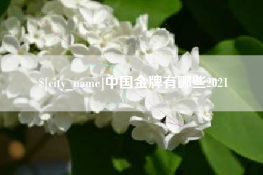 海门中国金牌有哪些2021