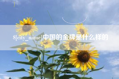 海门中国的金牌是什么样的